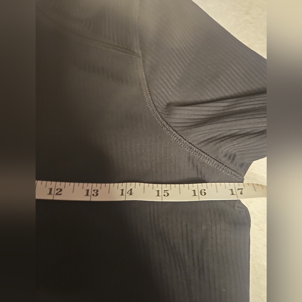 Mondetta Black Ribbed Long Sleeve Top - Picture 2 of 5